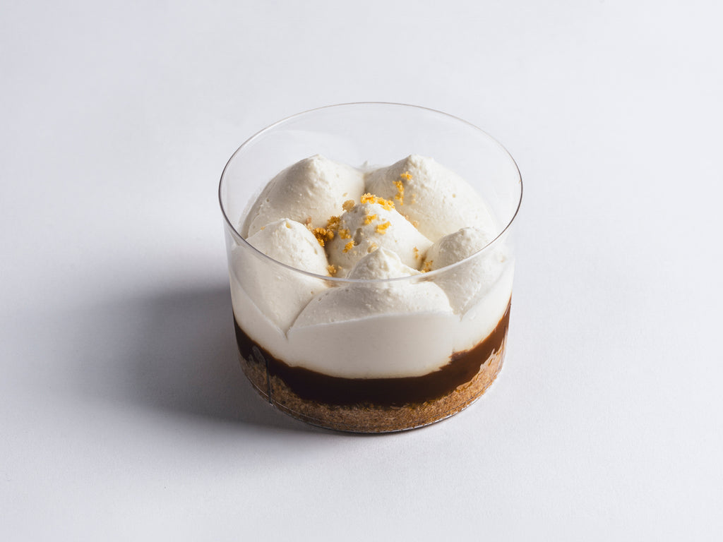 Mini Tarta de dulce de leche y crema de queso de OMA by Luchi