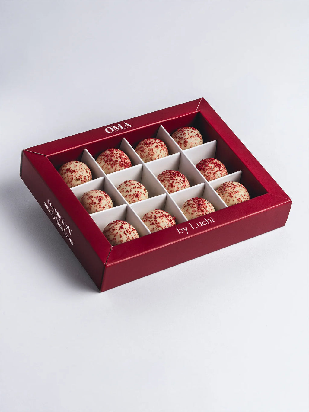 Caja Omitas rojas de OMA by Luchi
