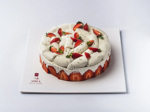 Tarta de Nata y Fresas de OMA by Luchi